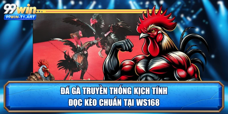 Đá gà truyền thống kịch tính, đọc kèo chuẩn tại WS168